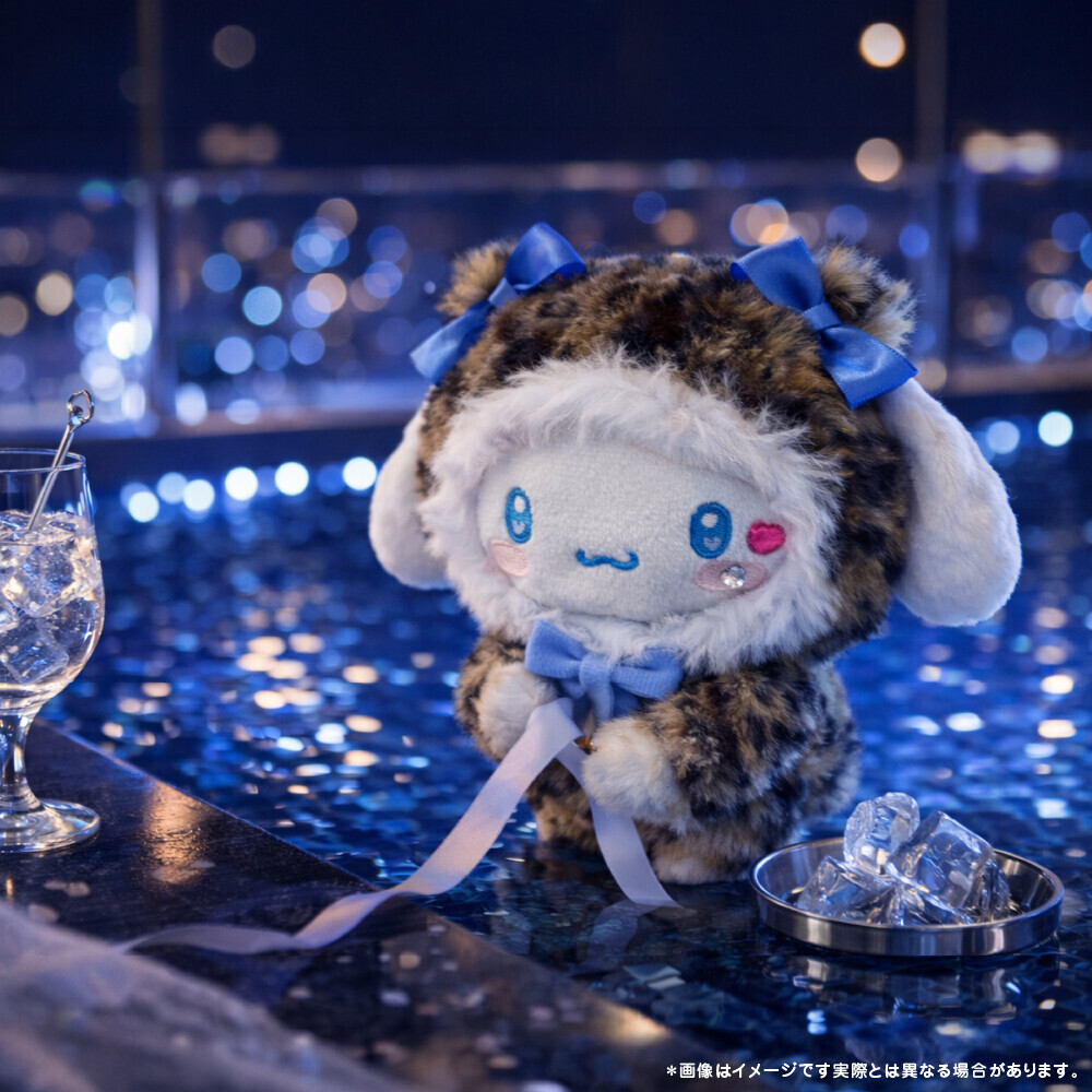 [SANRIO] CINNAMOROLL-玉桂狗 公仔吊飾 (豹紋造型系列)