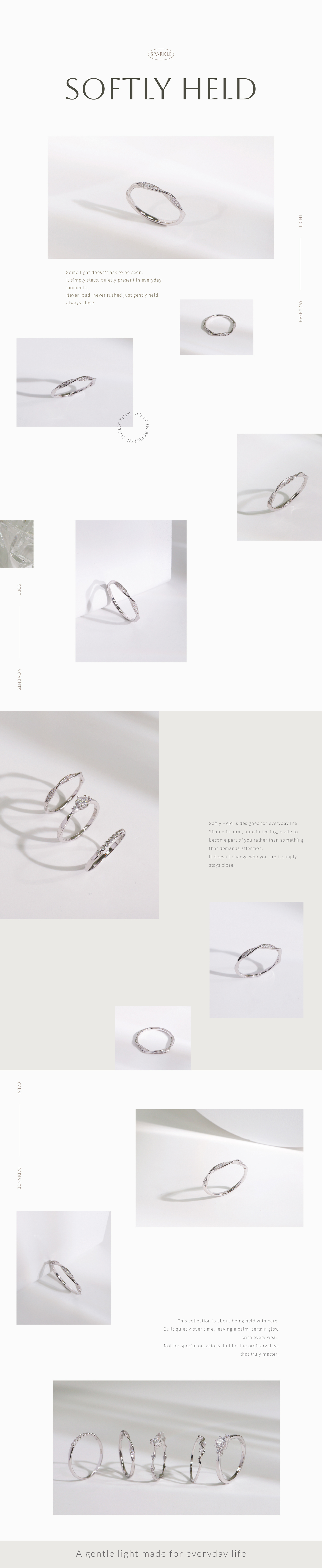 織星 鑲鑽戒指｜Miestilo Jewelry設計師輕珠寶品牌｜舒飾質感每一刻