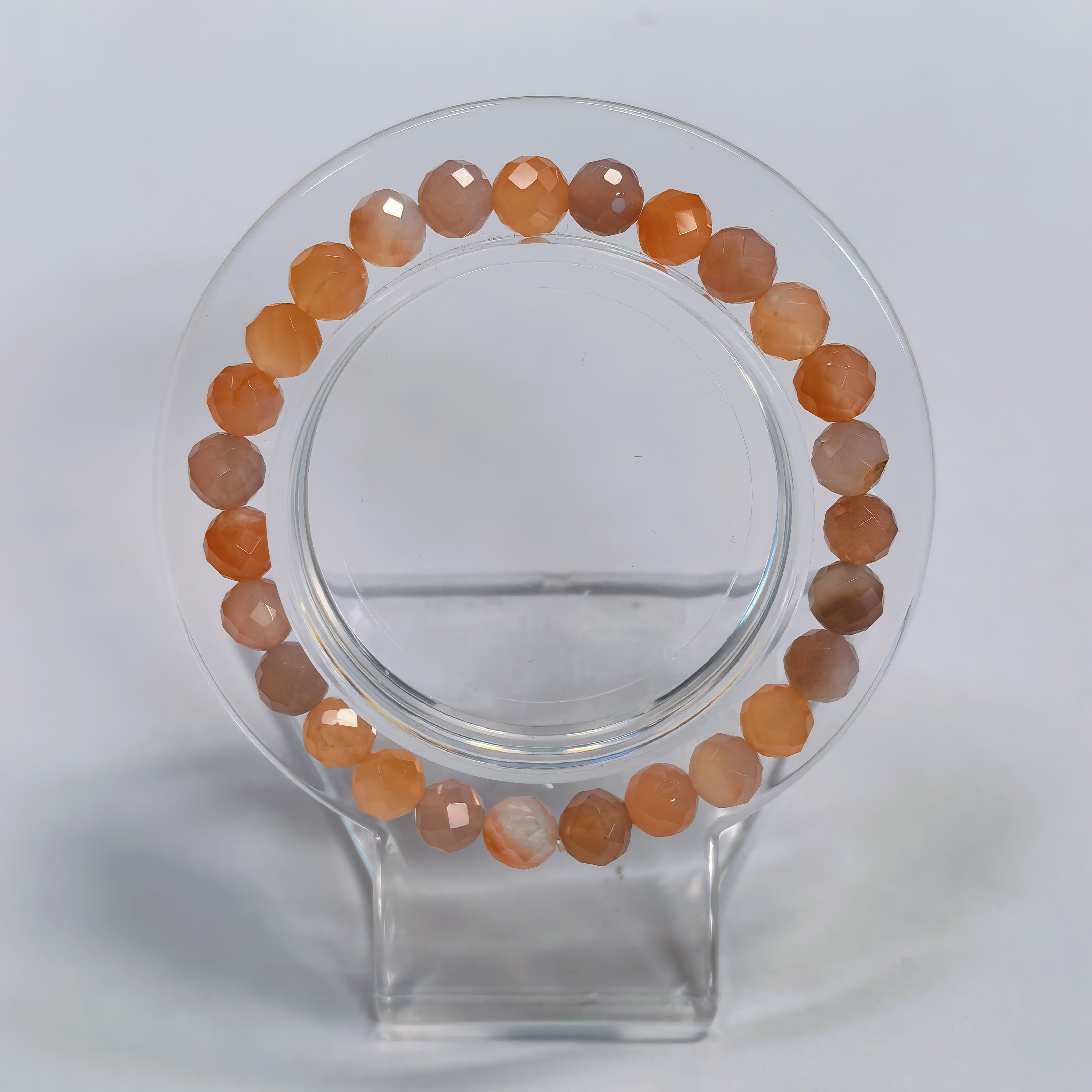 鹽源瑪瑙切面手串7m+