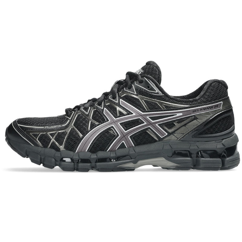 男女鞋 ASICS GEL-KAYANO 20 'Black Pure Silver' 黑銀 亞瑟膠科技 休閒 慢跑鞋【1203A388-003】