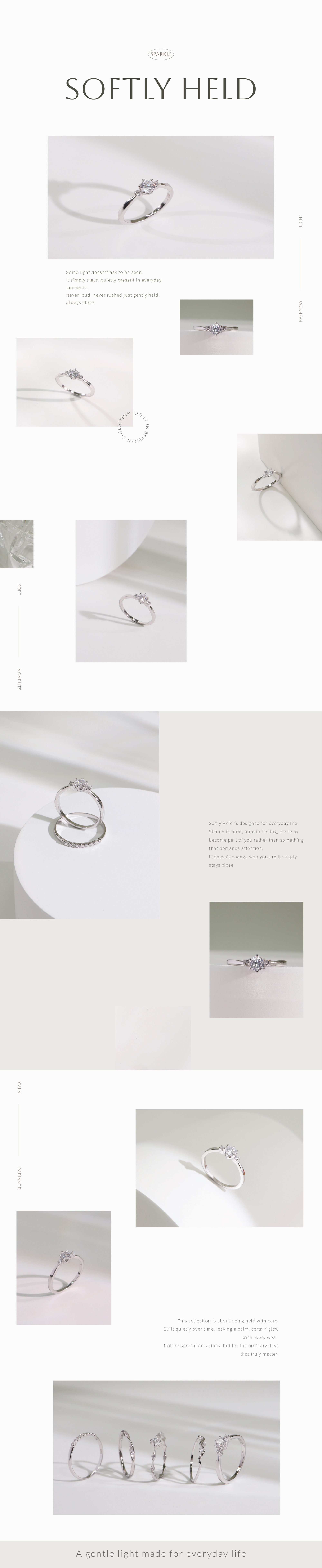 在你身旁 鑲鑽戒指｜Miestilo Jewelry設計師輕珠寶品牌｜舒飾質感每一刻