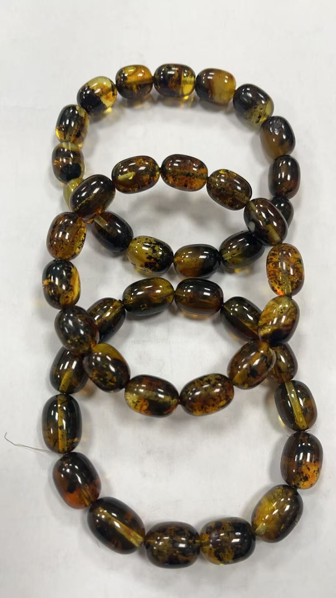 UZ068 B68 藥珀棗珠手串 琥珀：9+ 默認16CM手圍