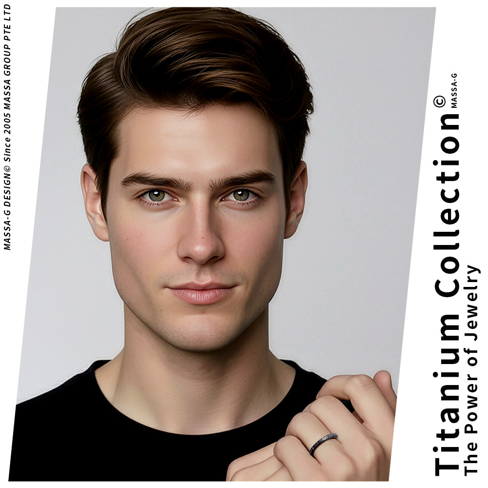 MASSA-G DECO系列【私藏系-迷霧】黑鋯戒