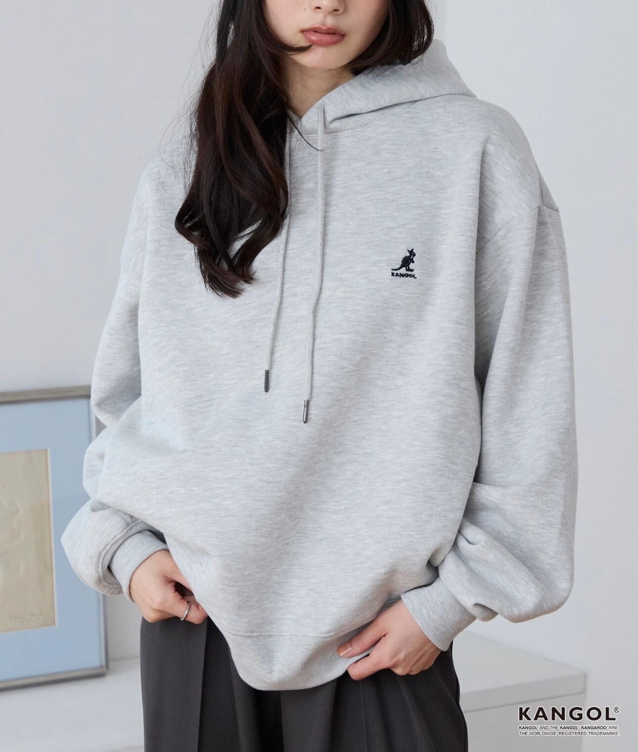 【預購】JN020501 KANGOL 經典刺繡連帽衛衣