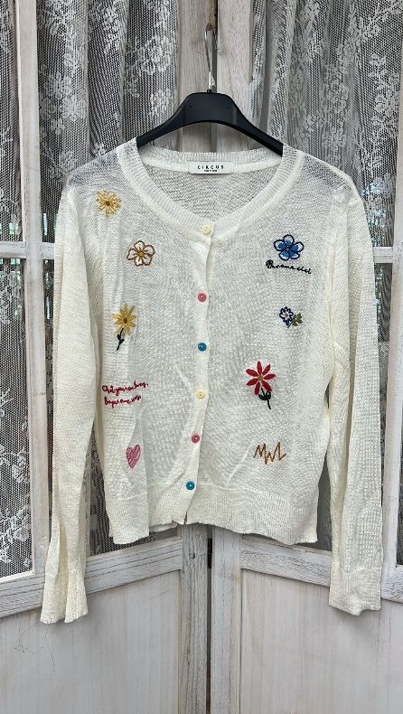 0211CT50-衣物CT-女裝套裝 [白色冷衫+藍色褲](A50A), [藍色冷衫+啡色褲](A50B)