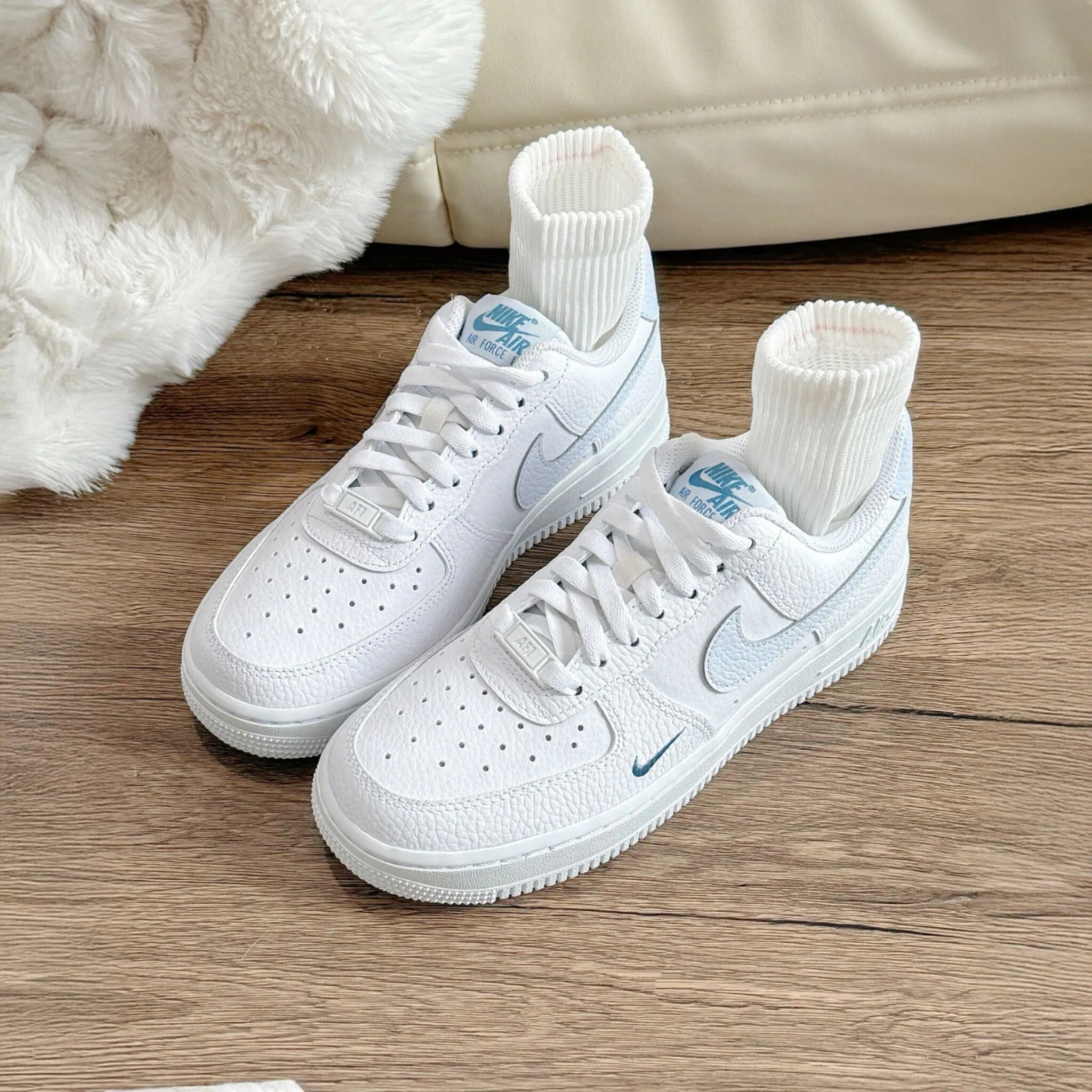 NIKE AIR FORCE 1 AF1 寶寶藍  蘇打 優格 白藍 淺藍  HV2511-100