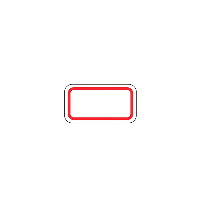 鶴屋 A4圖框可列印標籤-紅 1820片/包 1.4x2.6cm【L4075】