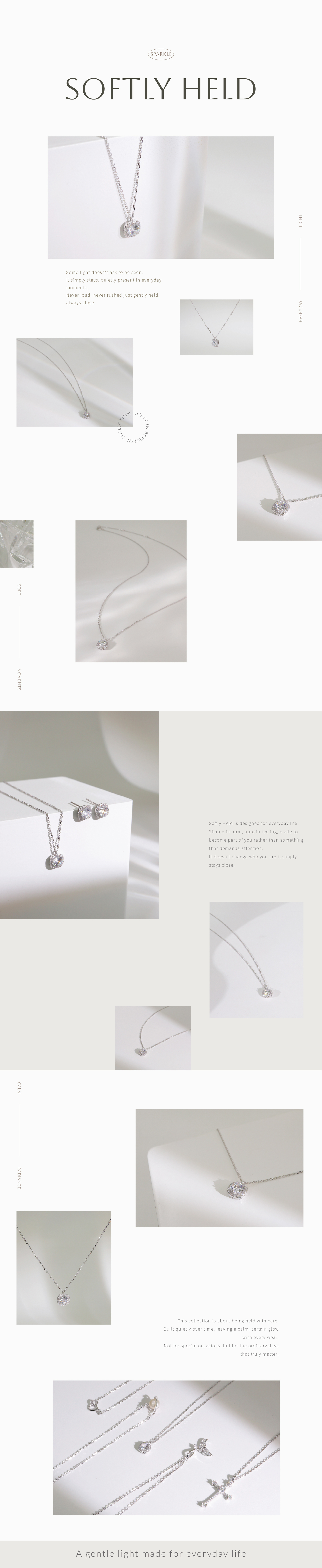 雍容 純銀項鍊｜Miestilo Jewelry設計師輕珠寶品牌｜舒飾質感每一刻