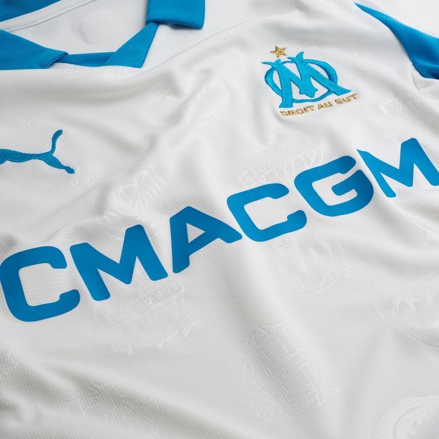 2025 Olympique de Marseille Home Shirt with Nameset
