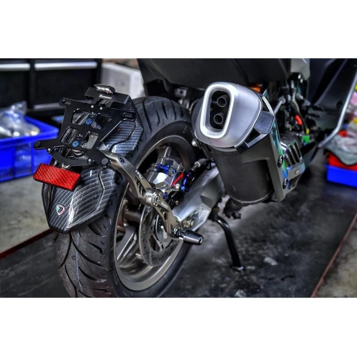 【巴風特 Bpahomet】卡夢 碳纖維 水轉印 CNC 鋁合金 陽極 後土除 後擋泥板 大牌下移 KRV 180