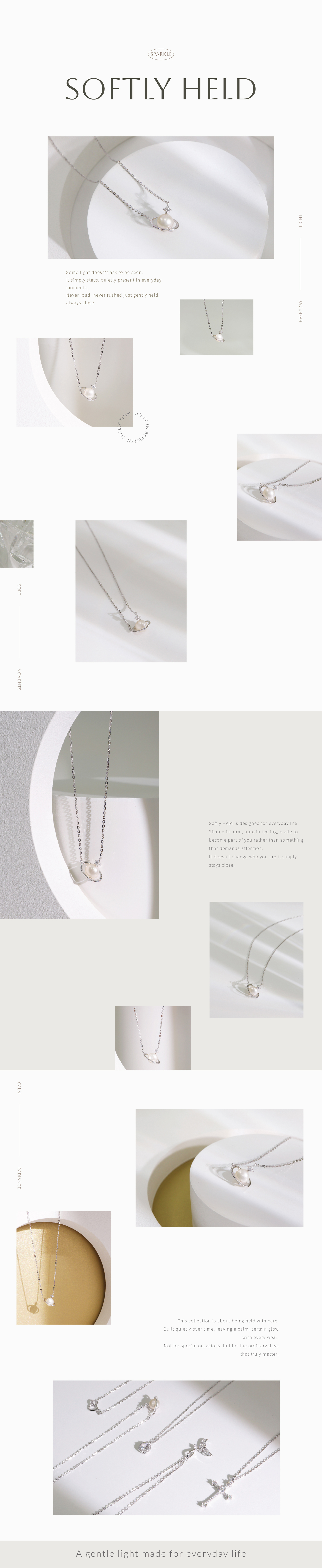 星環守候 珍珠項鍊｜Miestilo Jewelry設計師輕珠寶品牌｜舒飾質感每一刻