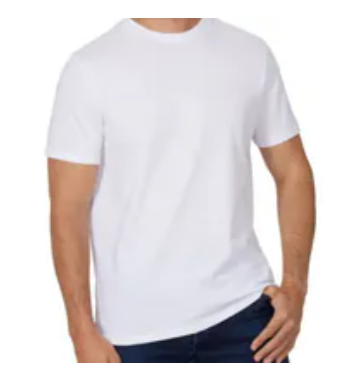 [S] CALVIN KLEIN BRILLIANT WHITE ROUND NECK T-SHIRT, 40BO206-110 (SCK807)