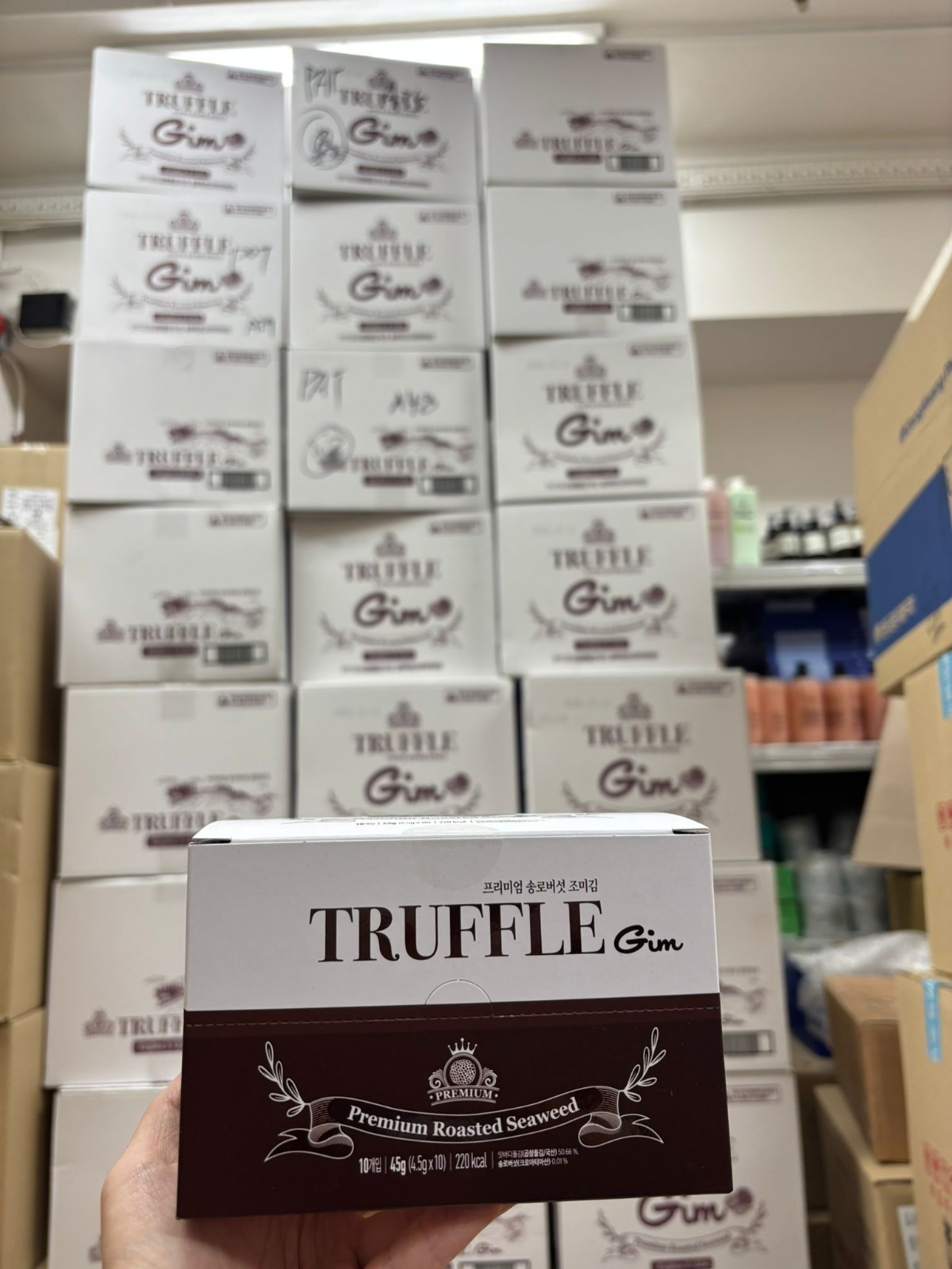 韓國熱賣 TRUFFLE GIM｜頂級松露 x 酥脆海苔(4.5g x10包)