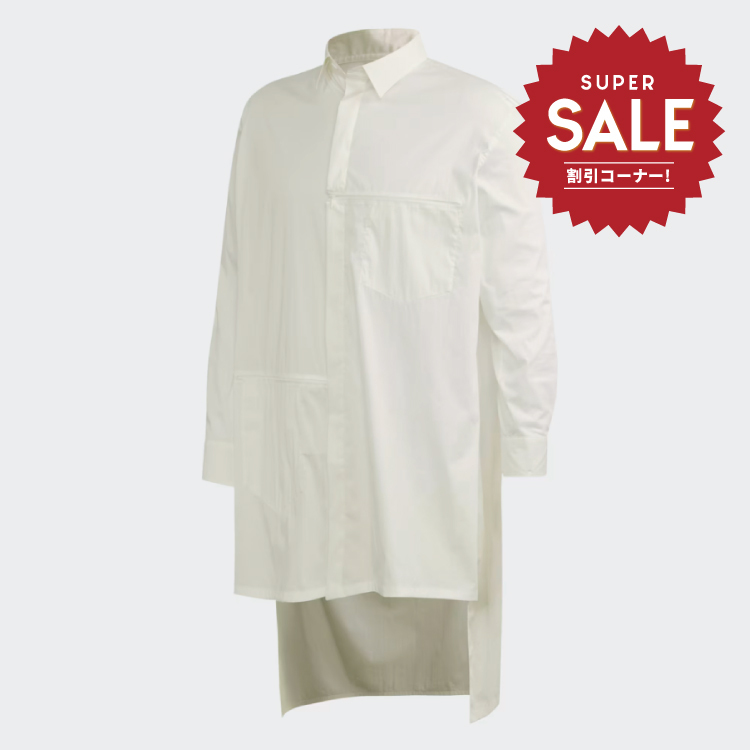 【 Y-3 M CL LONG SHIRT 長版長袖襯衫 - 白 】
