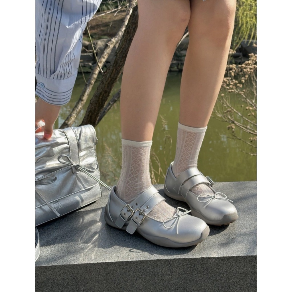 【現貨】MASOOMAKE 一字扣平底瑪莉珍鞋 芭蕾舞鞋 4色 MEA1W0559