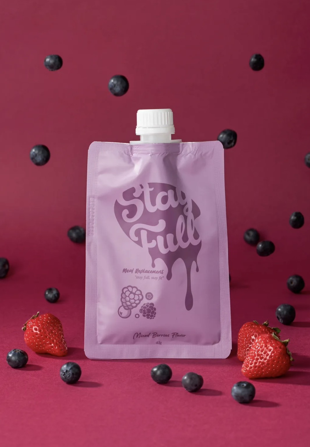 StayFull 綜合莓果碎片搖搖袋餐