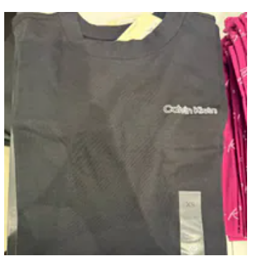 [S] CALVIN KLEIN BLACK FOIL LOGO GRAPHIC SLIM T-SHIRT, 47E894G-001 (SCK808)