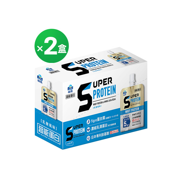 (買二送一!) 福樂超能蛋白機能凍(乳酸風味)180gX6包X2盒 [下單再送 超能蛋白機能凍白葡萄風味1盒]