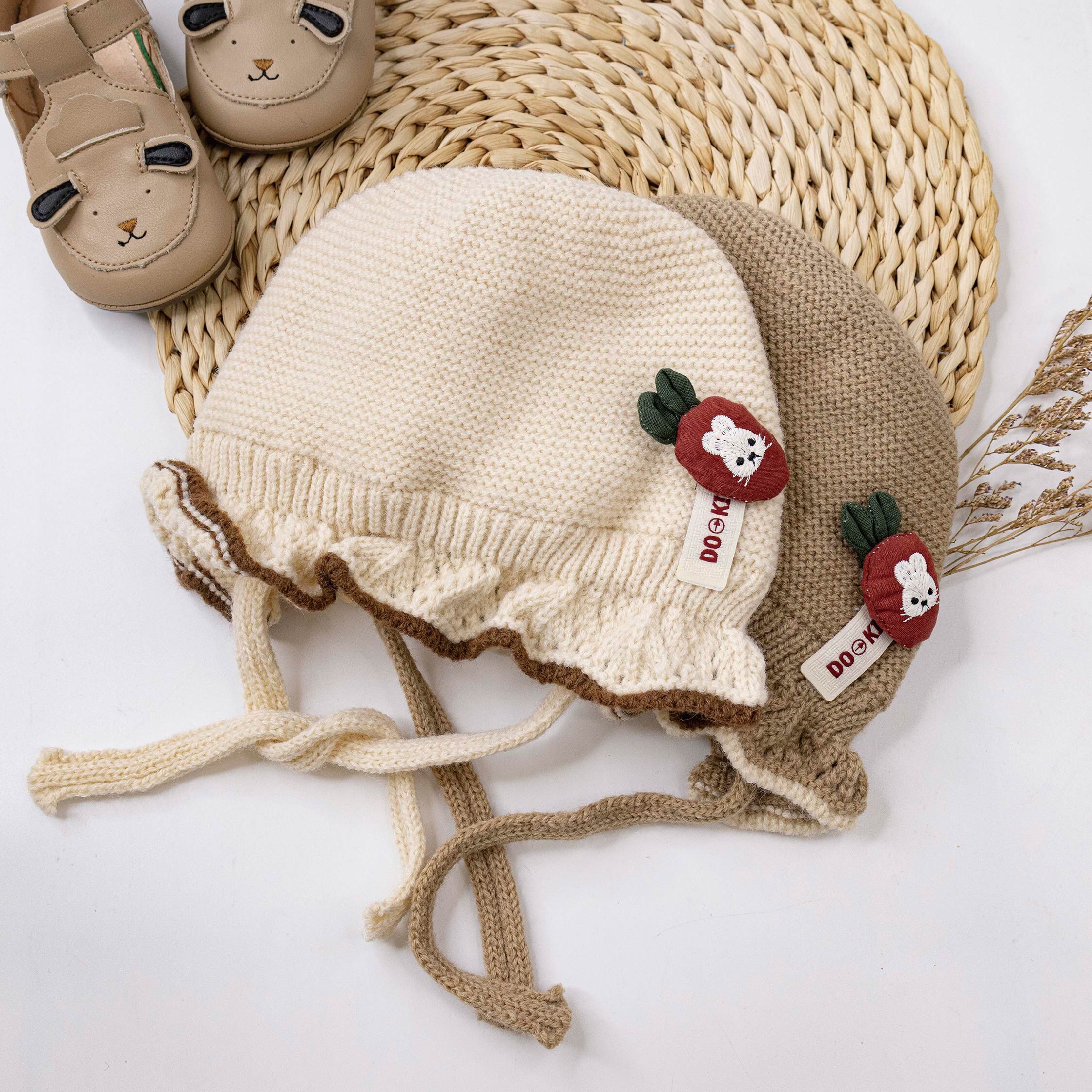 【JA1606】萌兔出沒針織毛帽＊二色