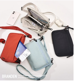 【Branden 】Safe Plus | 防盜旅行 Wallet Bag【收納護照✔️現金✔️卡片✔️手機等所有必需品✔️】不設退換
