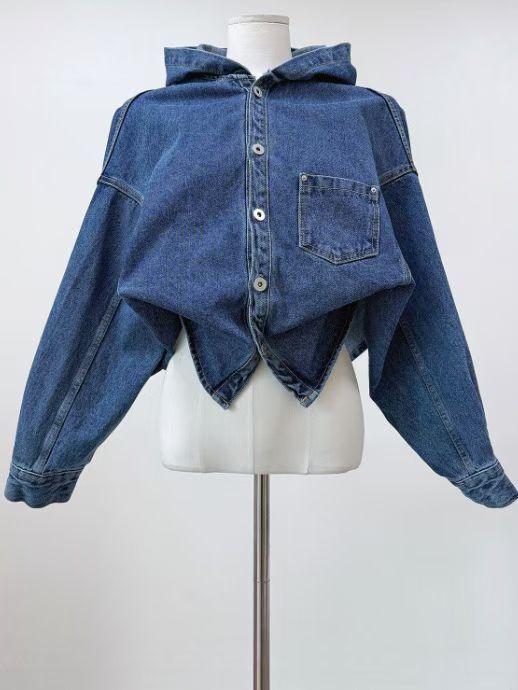 JQ5519 型格連帽牛仔恤衫 *特價* (優惠碼同充值購物金不適用)