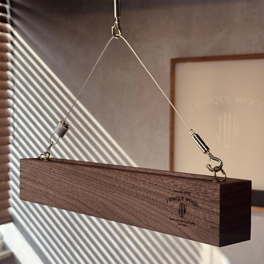 韓國 J unique wood 胡桃木燈箱（含掛繩）