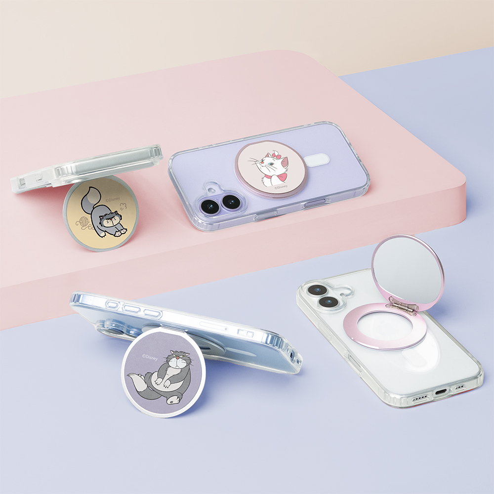 Disney Cats And Dogs-磁吸鏡子金屬支架【正版授權】