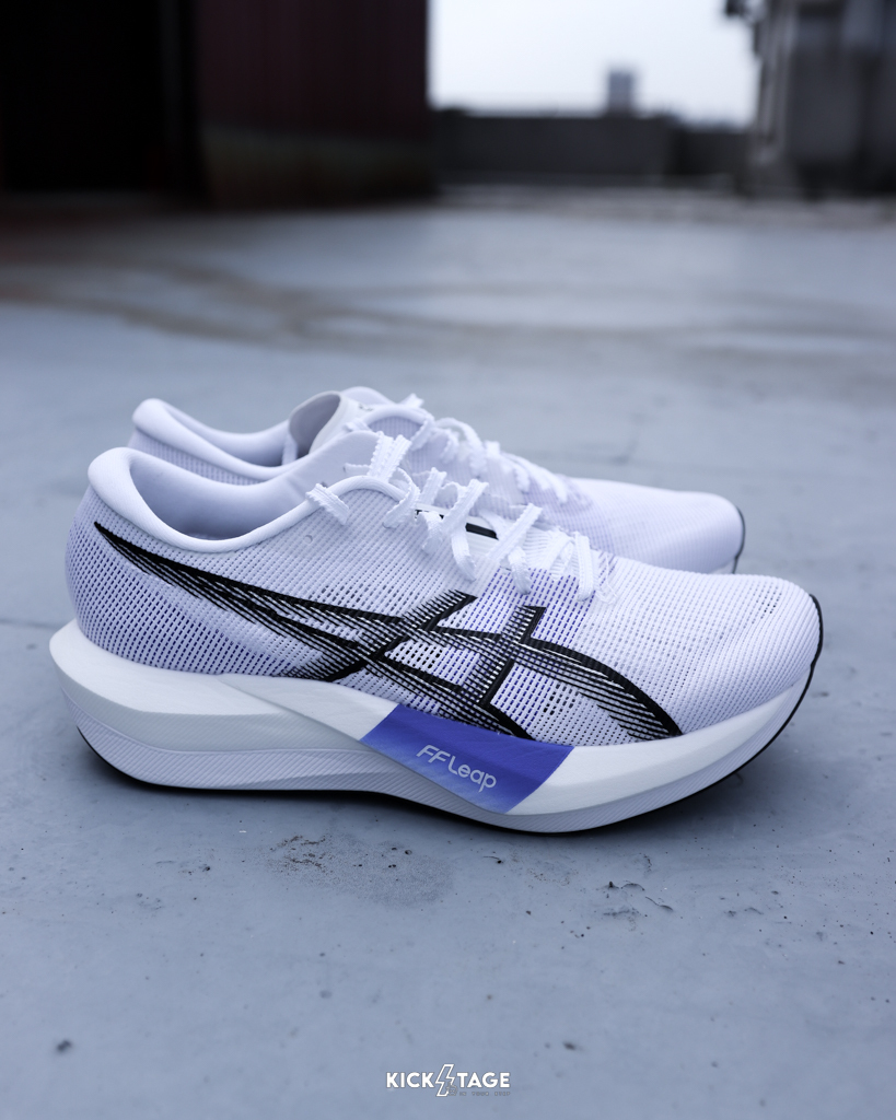 男女鞋 ASICS MAGIC SPEED 5 白紫 碳纖維 緩震 透氣 輕量 競速 運動 慢跑鞋【1013A183-100】