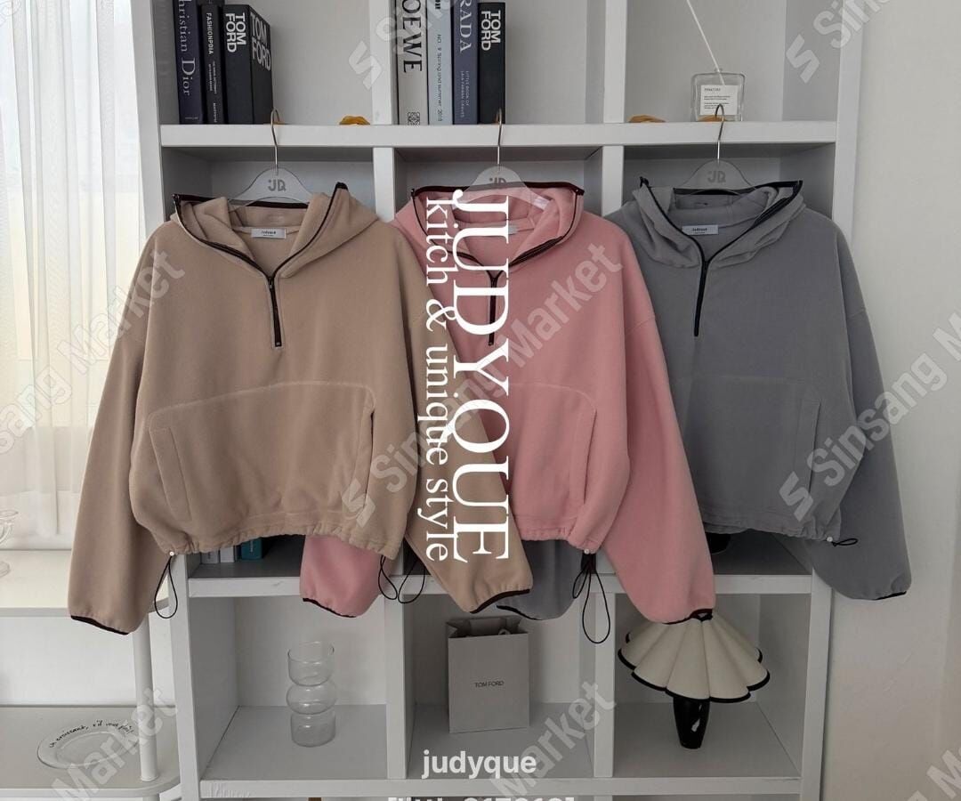 JQ5523 半拉錬磨毛衛衣 *特價* (優惠碼同充值購物金不適用)