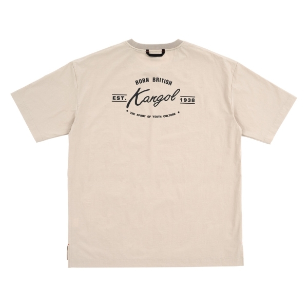 【下殺↘ $499】KANGOL 短袖 短T 滑面布料 後背草寫 男 63251018-