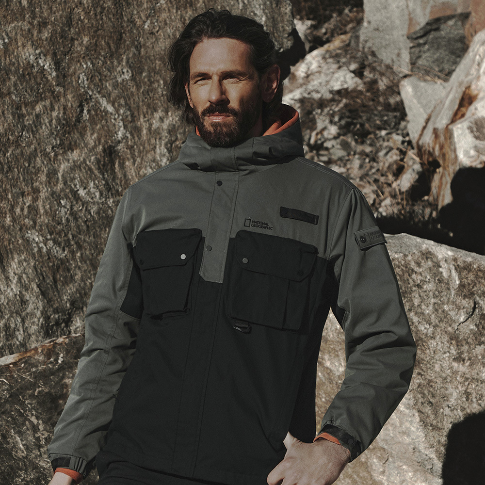 Men's NRN Utility Jacket - KHAKI