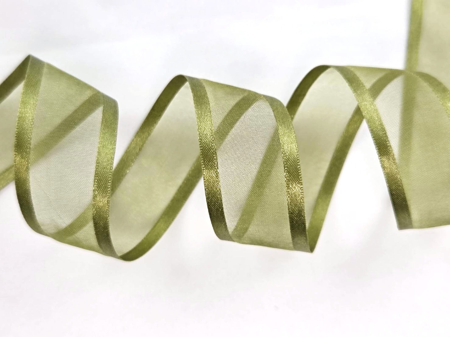 經典緞邊網紗/25mm/特殊松竹綠_絕版Outlet