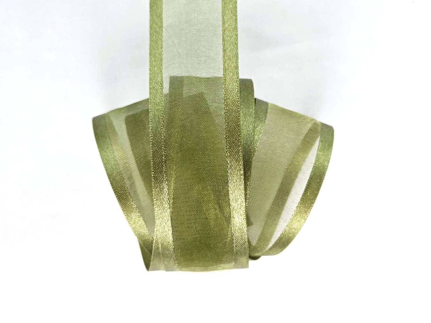 經典緞邊網紗/25mm/特殊松竹綠_絕版Outlet