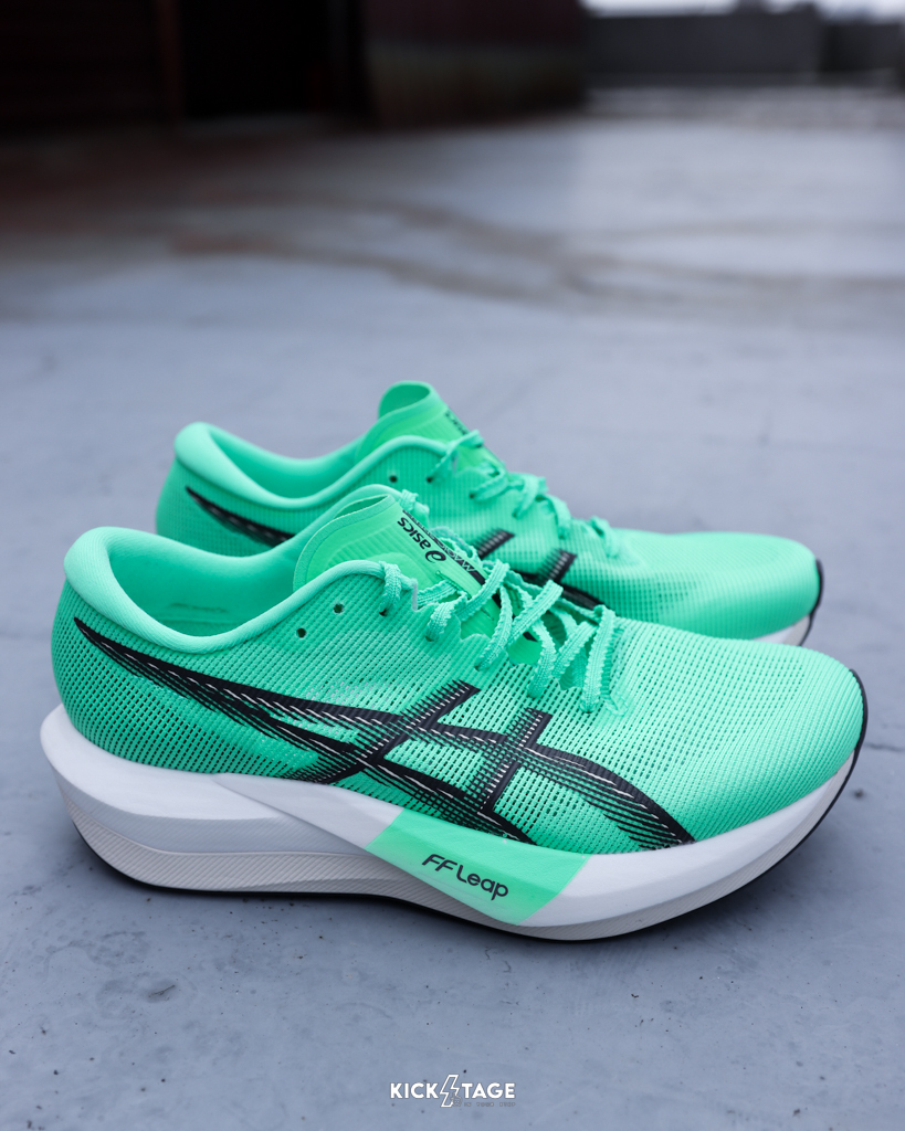 男女鞋 ASICS MAGIC SPEED 5 綠色 碳纖維 緩震 透氣 輕量 競速 運動 慢跑鞋【1013A183-300】