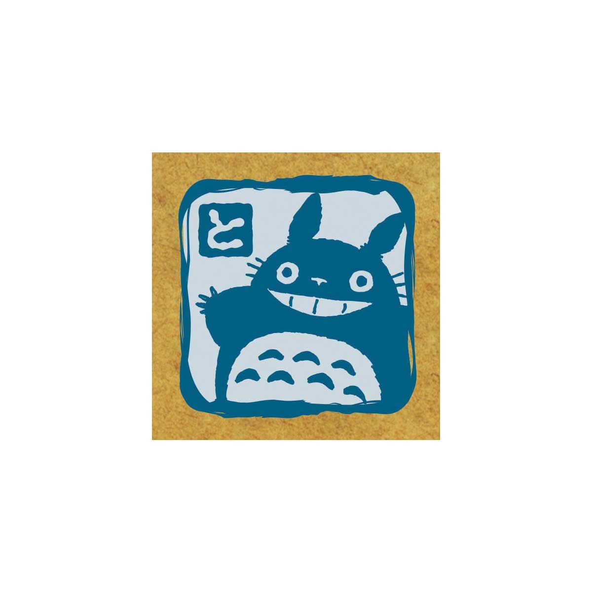 印章 龍貓 藍色