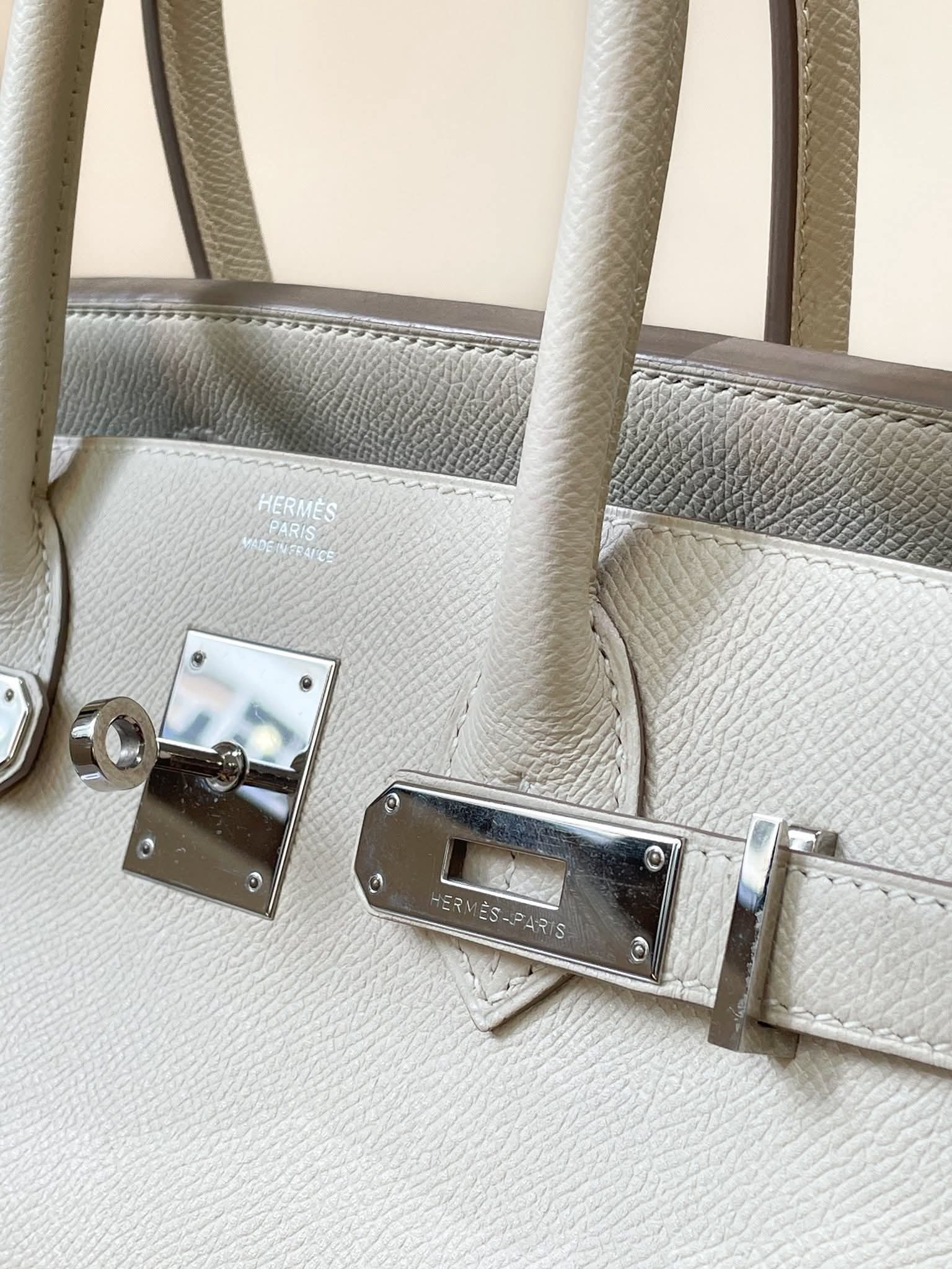 Preloved Hermès Birkin 30 Epsom Leather Craie PHW HK$8x,xxx (HK$2,000 即時落訂)