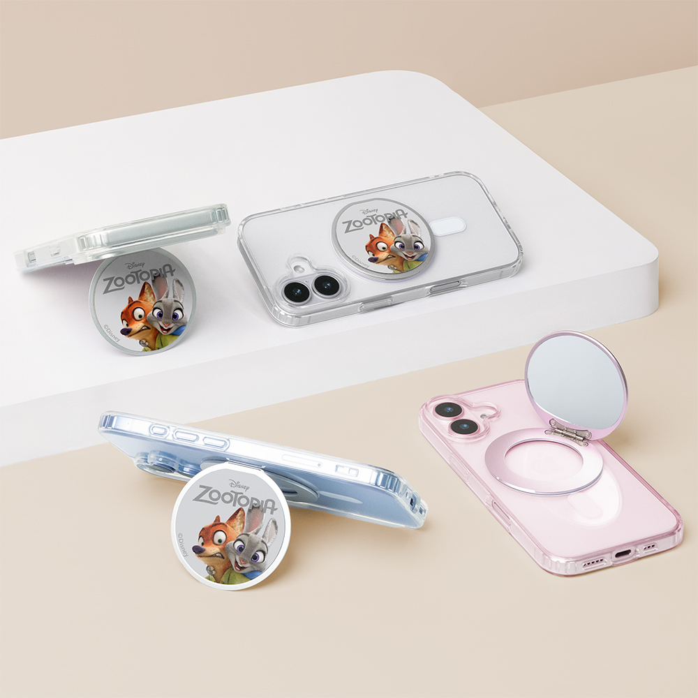 Disney 動物方城市-磁吸鏡子金屬支架【正版授權】