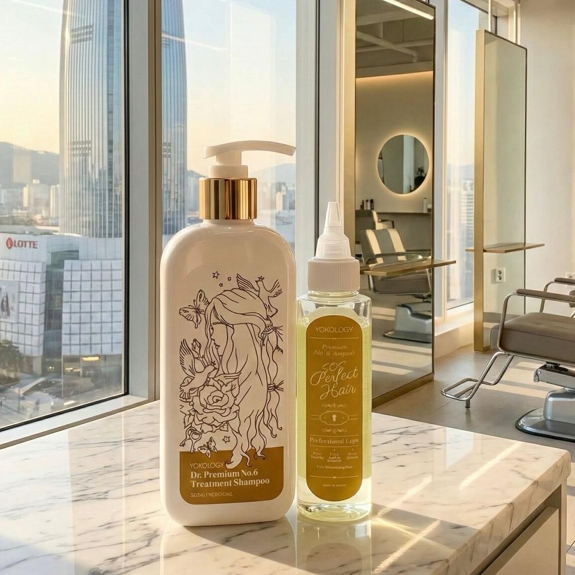 【1＋1套裝】YOKOLOGY x 韓國No.1 cGMP髮品大廠 SOS Perfect Hair髮仙水 （150ml）＋「髮仙洗」專業保養級•防脫育髮洗髮液（300ml） / 各1支 (原價$836)