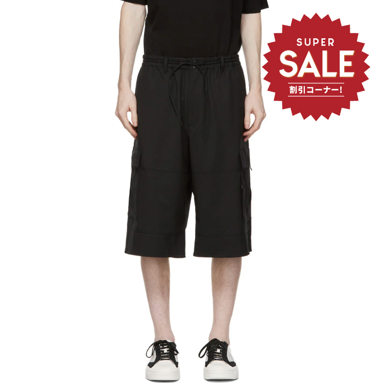 【 Y-3 M CL CARGO SHRT 工裝短褲 - 黑 】