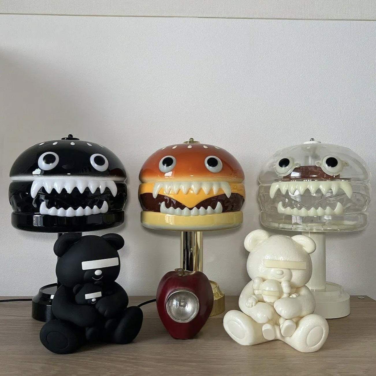 UNDERCOVER x MEDICOM TOY 漢堡燈 夜燈 矲設 經典 潮流 三色