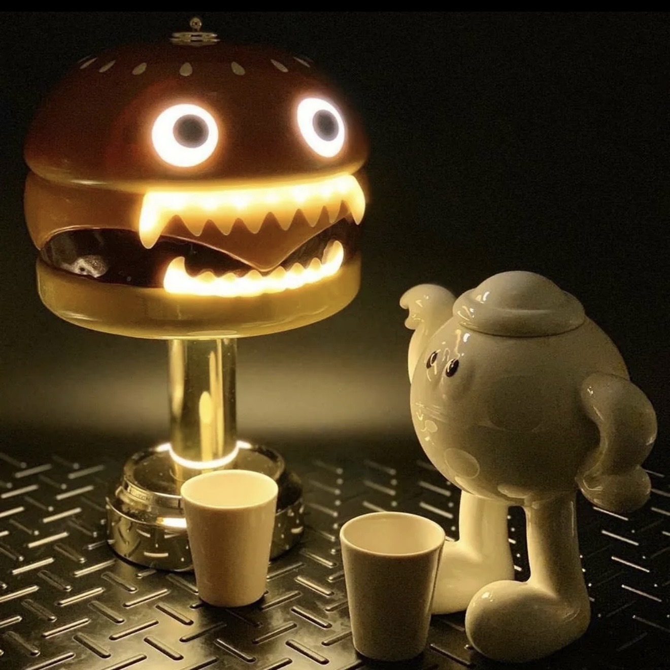 UNDERCOVER x MEDICOM TOY 漢堡燈 夜燈 矲設 經典 潮流 三色