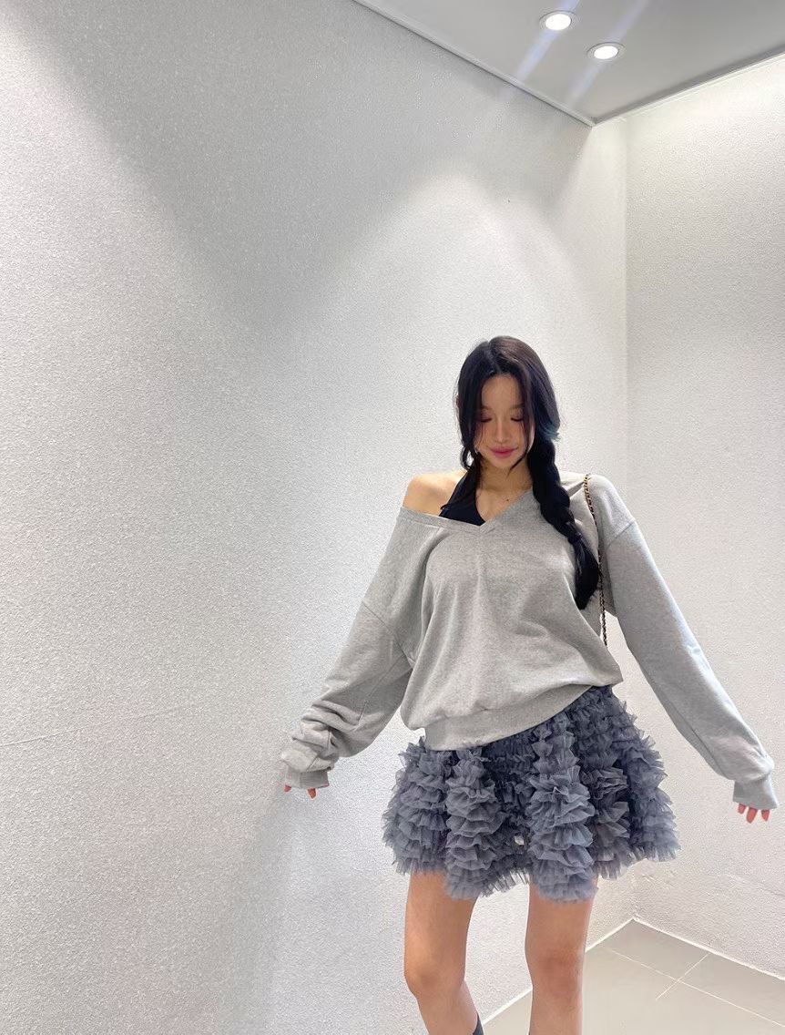 JQ5525 浪漫短紗裙 *特價* (優惠碼同充值購物金不適用)