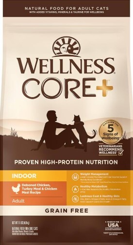 Wellness CORE 無穀物貓乾糧 - 室內貓專用配方11lb
