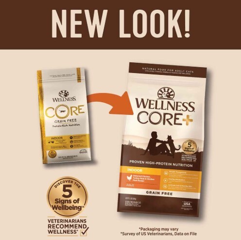 Wellness CORE 無穀物貓乾糧 - 室內貓專用配方11lb