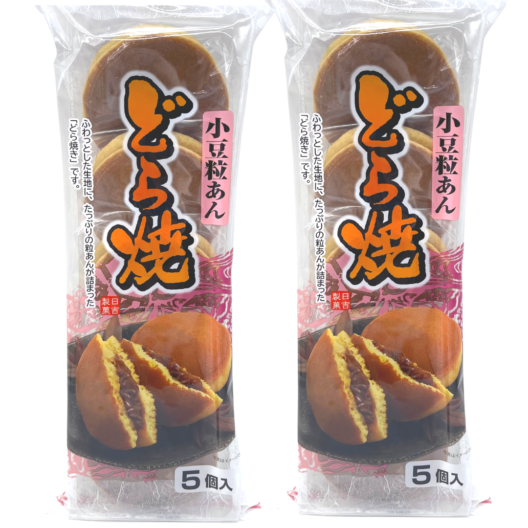 日吉製菓 日本直燒銅鑼燒 5個入 (紅豆口味)X2 包