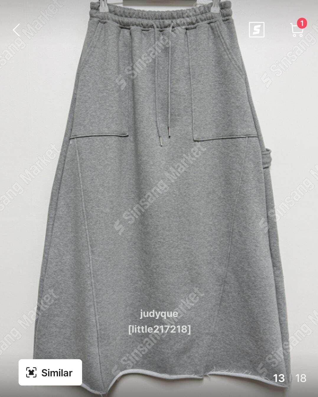 JQ5527 工裝衛衣長裙 *特價* (優惠碼同充值購物金不適用)