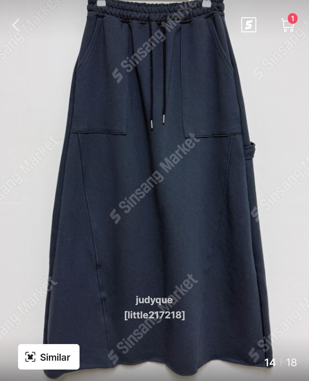 JQ5527 工裝衛衣長裙 *特價* (優惠碼同充值購物金不適用)