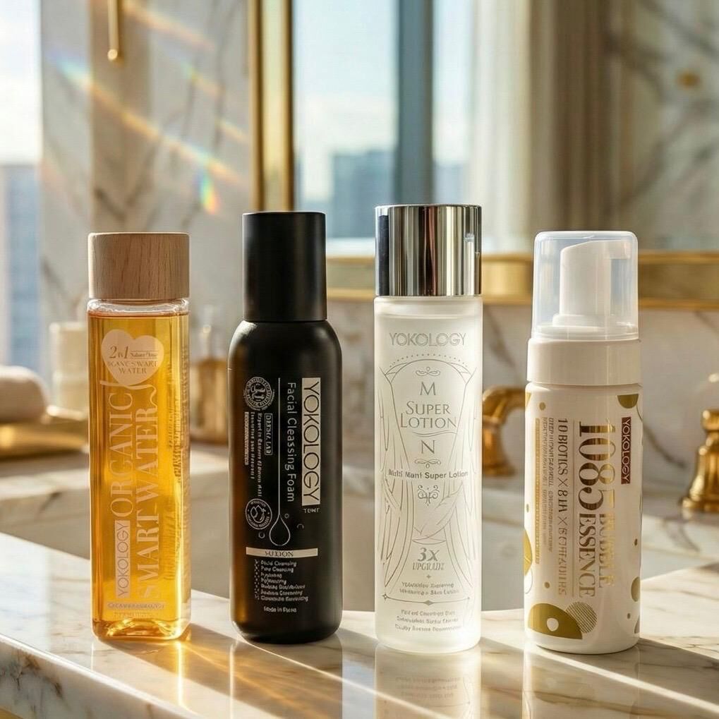 【加強版基礎護膚套裝】法國Organic Smart Water + 韓國保養級潔面乳 ＋ 韓國超級仙氣水 ＋ 1085泡沬微精華