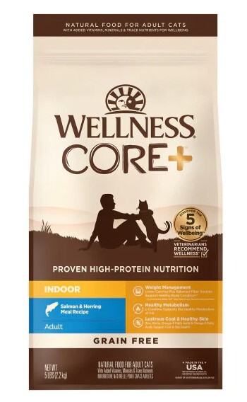 Wellness CORE 無穀物貓乾糧 - 室內貓 - 海洋魚配方 5lbs / 11lbs