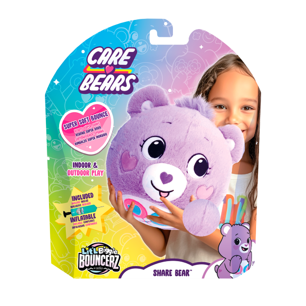 Lit'l Biggie Bouncerz- Care Bears 彈力球  (盒裝)